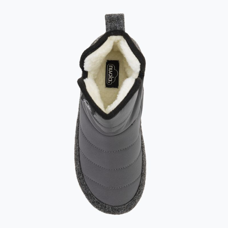 Papuci de iarnă Nuvola Boot New Wool dark grey