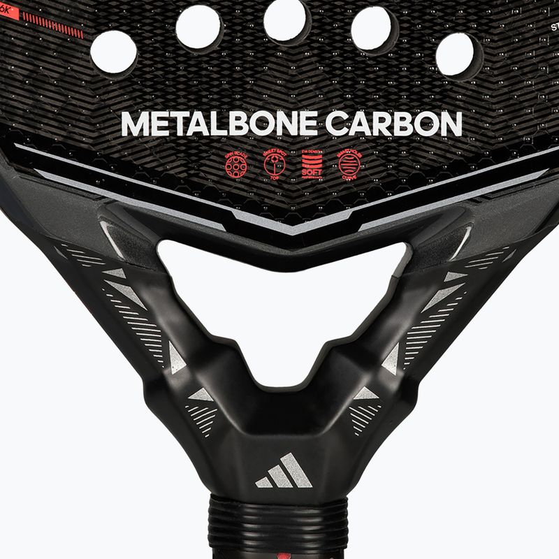 Rachetă de padel adidas Metalbone Carbon 2026 black/red 7