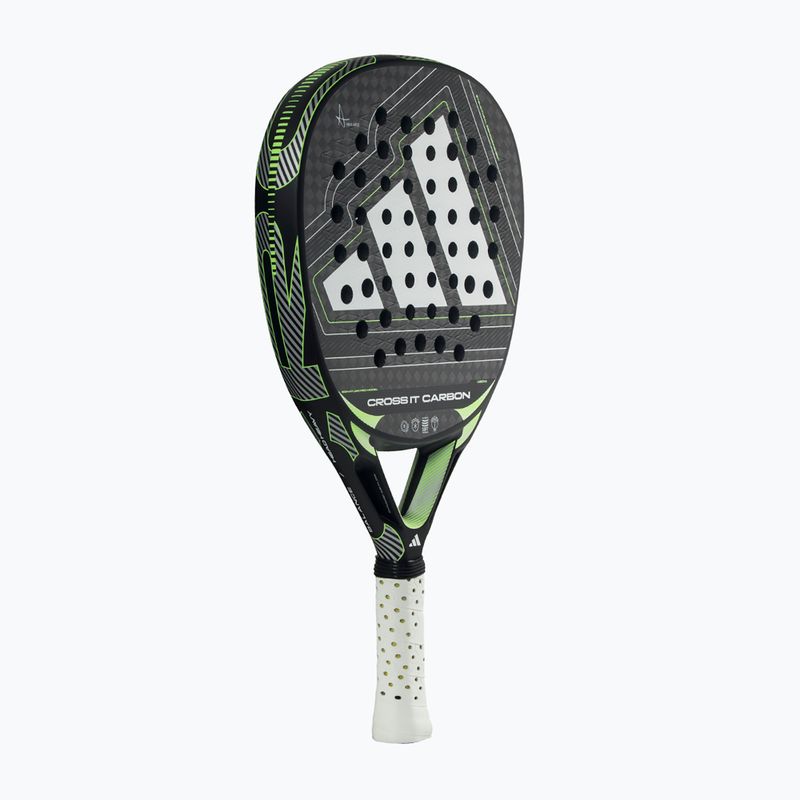 Rachetă de padel adidas Cross IT Carbon 2026 black/lime 2