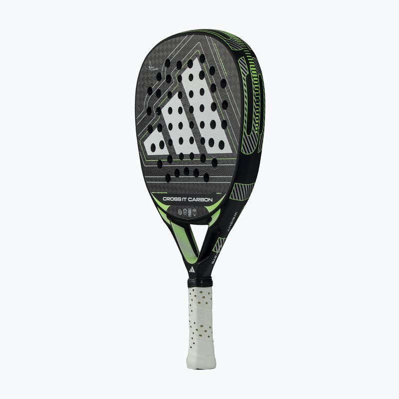 Rachetă de padel adidas Cross IT Carbon 2026 black/lime 3