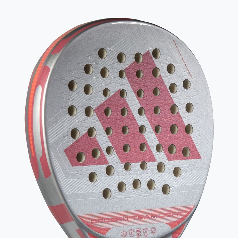 Rachetă de padel adidas Cross IT Team Light 2026 white/pink 5