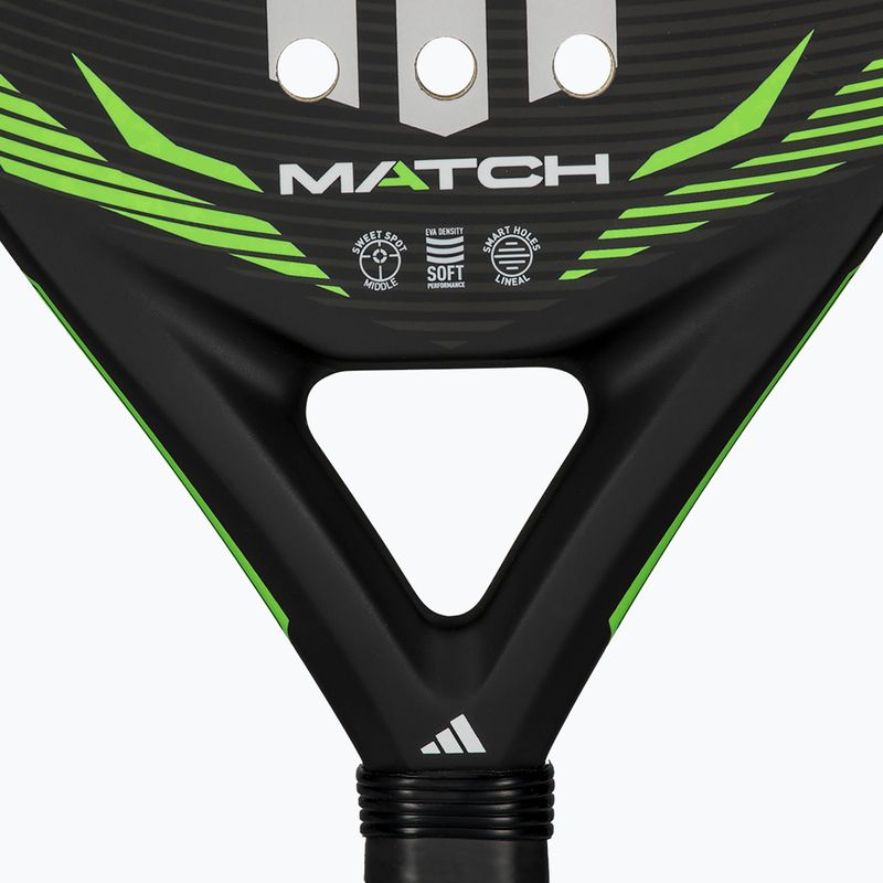 Rachetă de padel adidas Match 2026 black/lime 5
