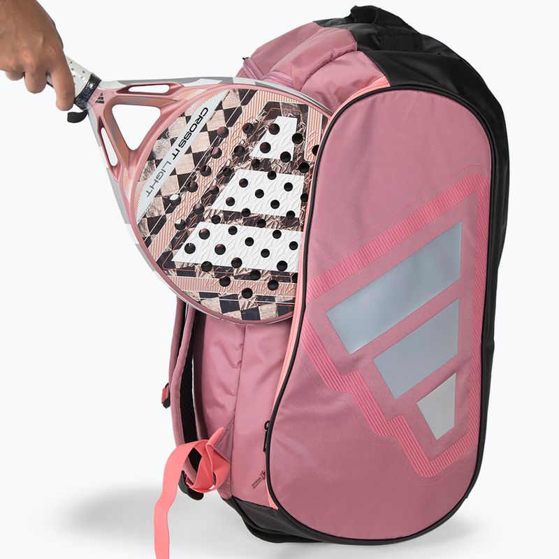 Geantă de padel adidas Pro Tour Racket Bag 2026 70 l pink/black 6
