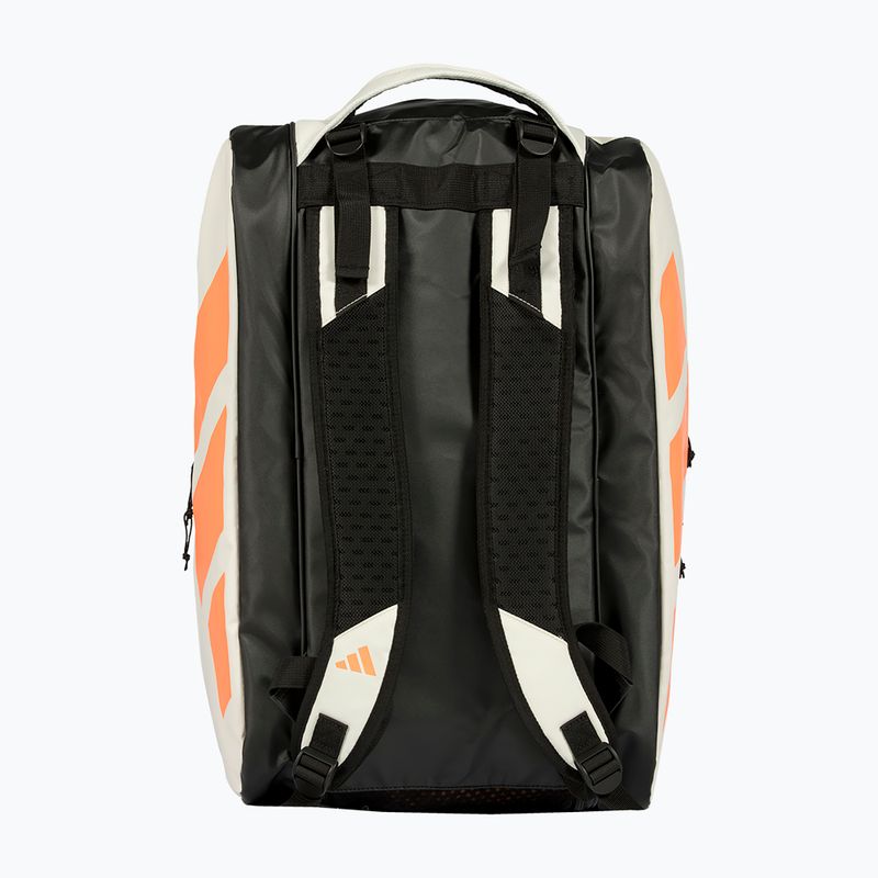 Geantă de padel adidas Multigame Racket Bag 2026 off white/orange 4