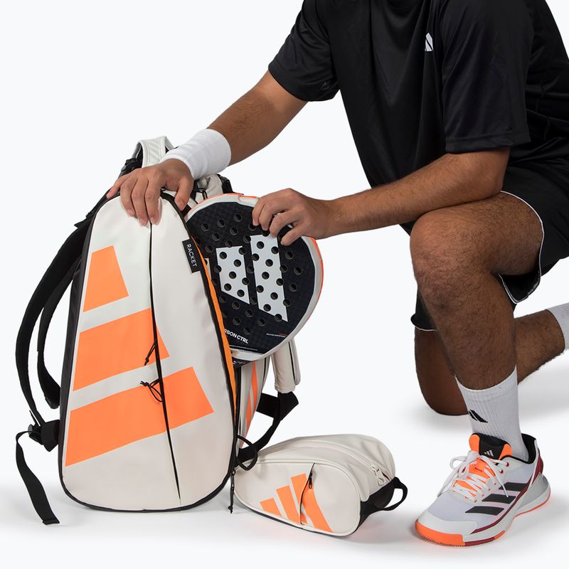 Geantă de padel adidas Multigame Racket Bag 2026 off white/orange 7