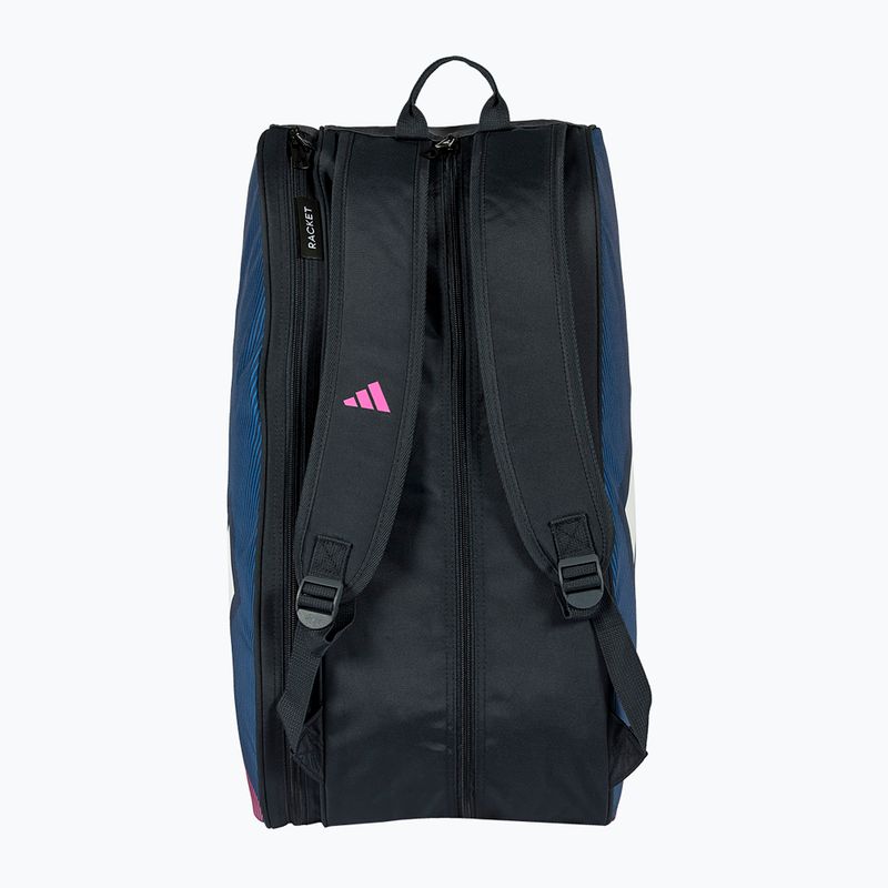 Geantă de padel adidas Control Racket Bag 2026 blue/pink 4