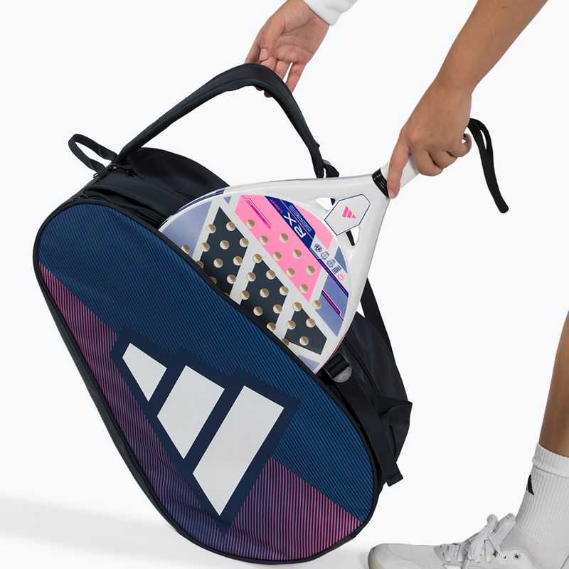 Geantă de padel adidas Control Racket Bag 2026 blue/pink 6