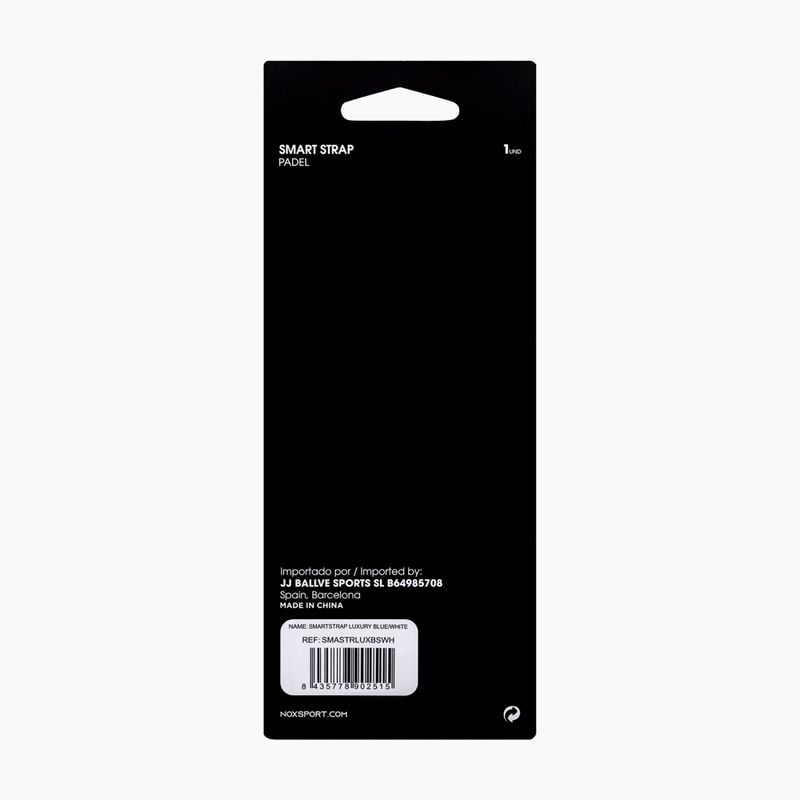 Bandă pentru încheietură NOX Luxury Smartstrap blue/white 2