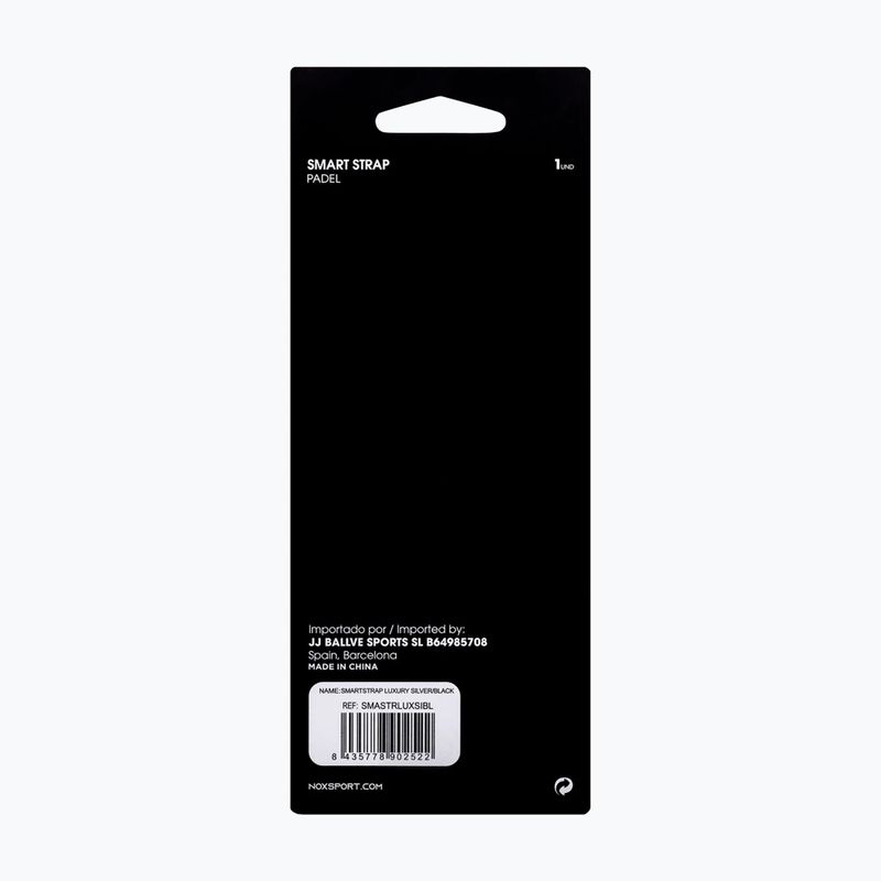 Bandă pentru încheietură NOX Luxury Smartstrap silver/black 2