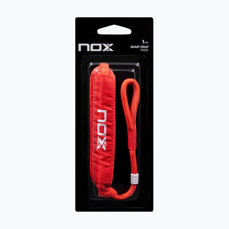 Bandă pentru încheietură NOX Luxury Smartstrap red/white