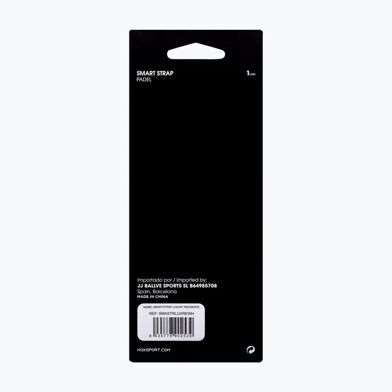 Bandă pentru încheietură NOX Luxury Smartstrap red/white 2