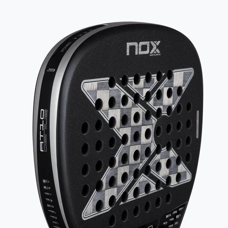 Rachetă de padel NOX AT10 Genius Attack 18K Alum By Agustin Tapia 6