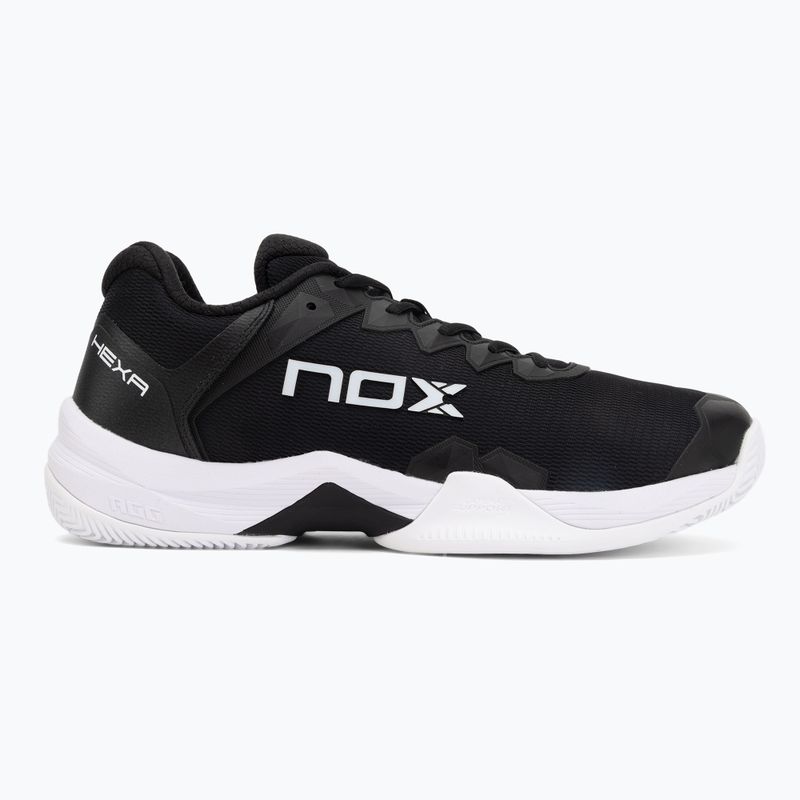 Încălțăminte de padel NOX ML10 Hexa black/white 2
