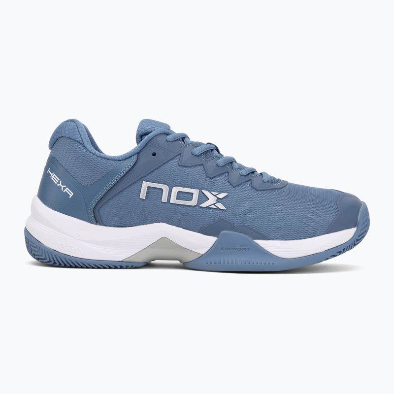Încălțăminte de padel NOX ML10 Hexa blue/silver 2