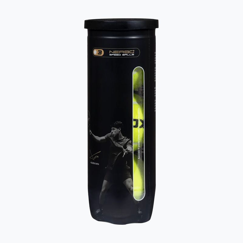 Mingi de padel NOX Nerbo Speed 3B 3 pack yellow 2