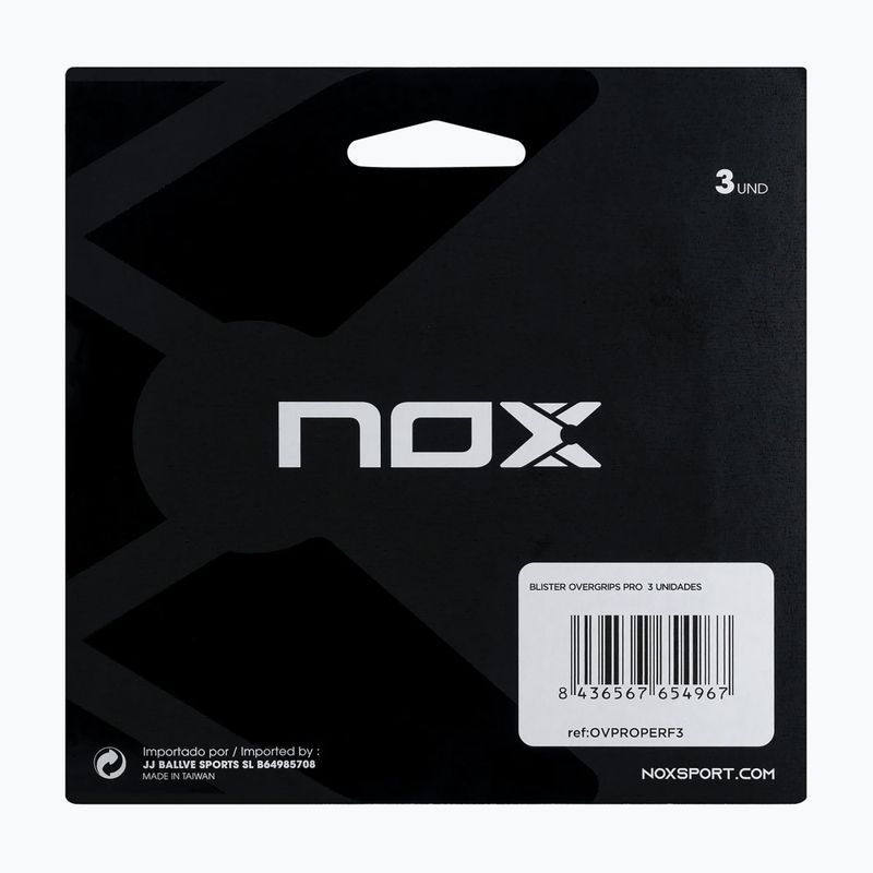 Învelișuri pentru padel NOX Pro Overgrip 3 pcs multicolour 2