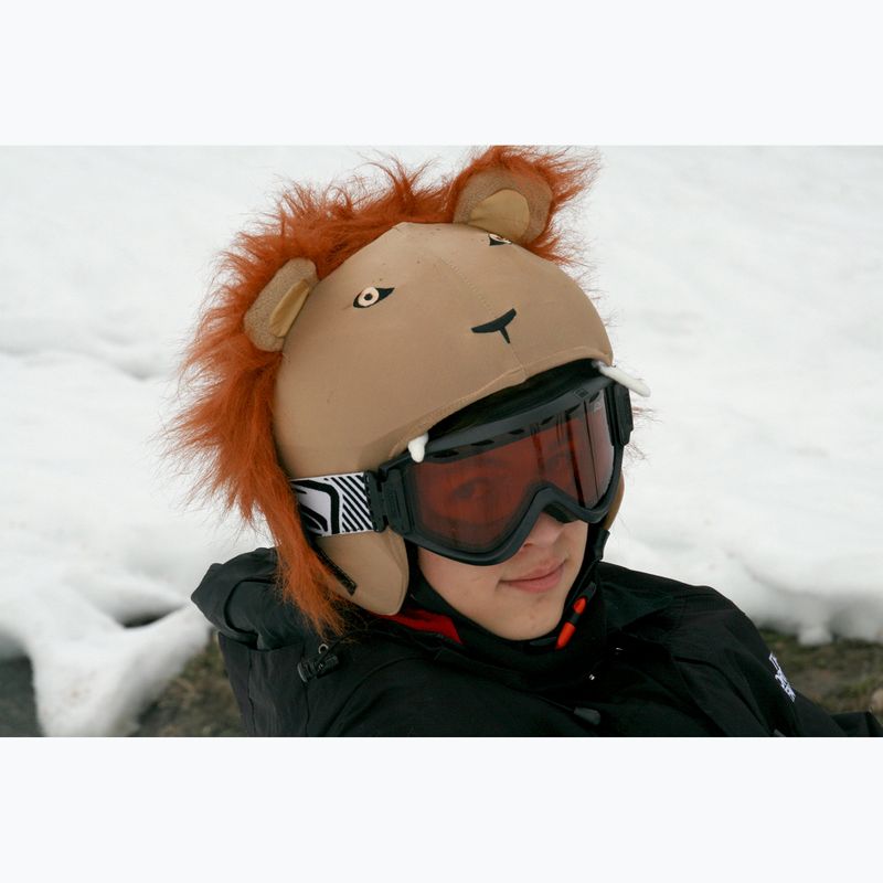Husă pentru cască COOLCASC Lion, maro, 23 8