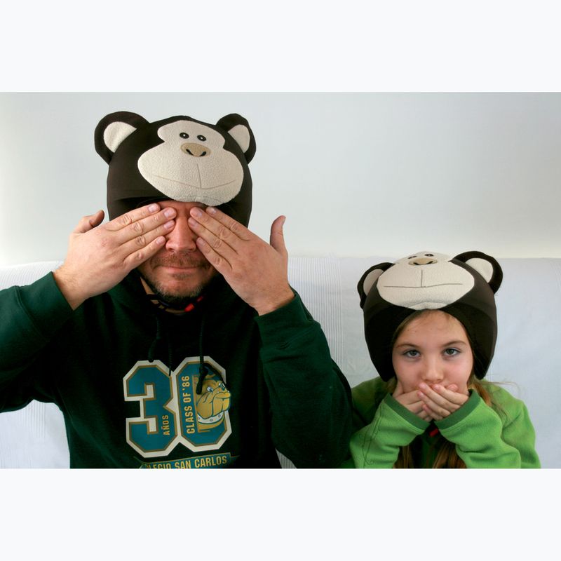 Husă pentru cască COOLCASC Monkey, maro, 48 6
