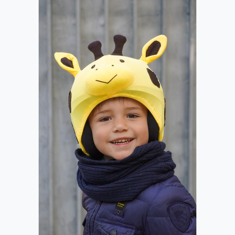 Husă pentru cască COOLCASC Giraffe, galben, 54 6