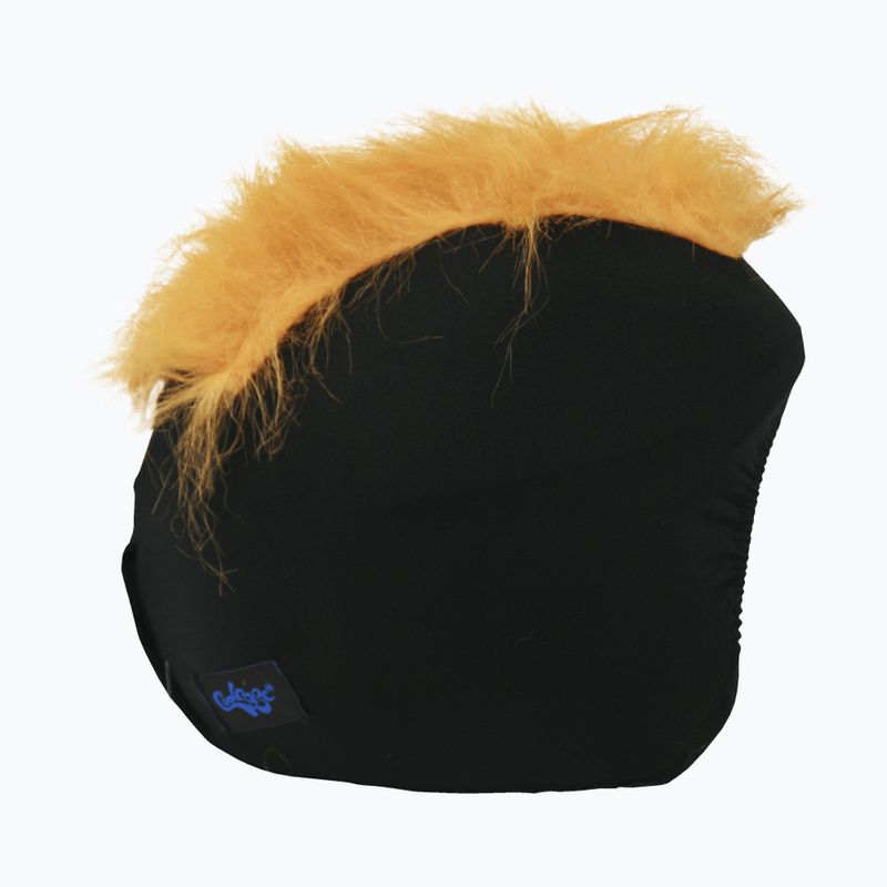 Husă pentru cască COOLCASC Furry Orange, negru, S067 2