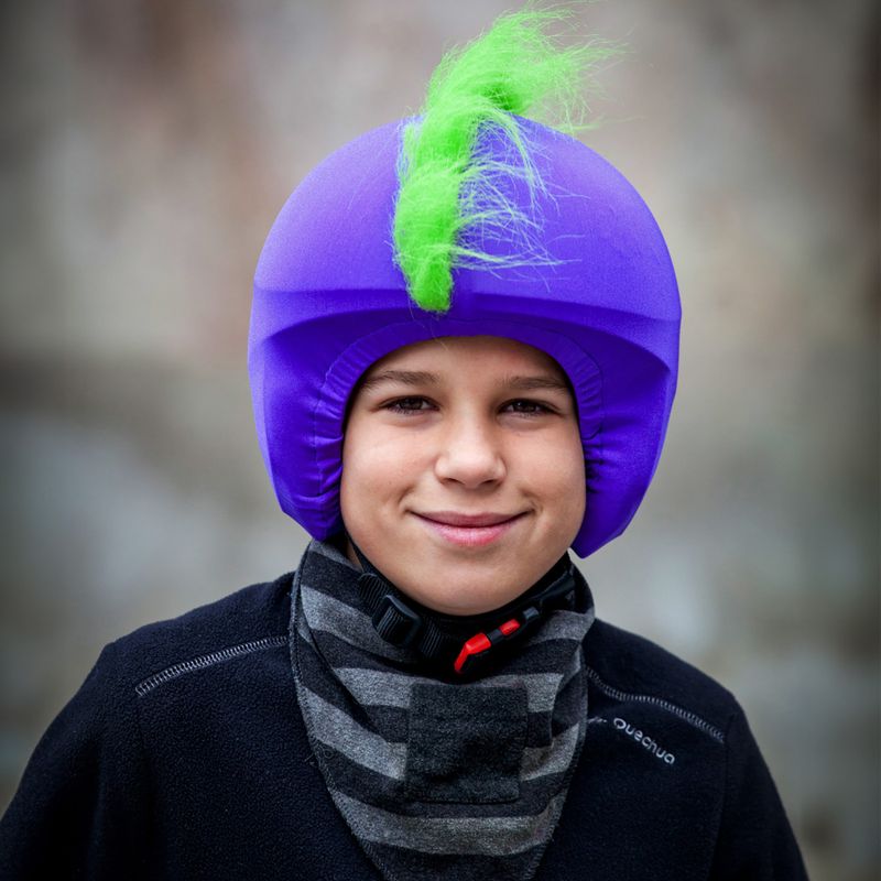 Față pentru cască Coolcasc Green Mohican 6