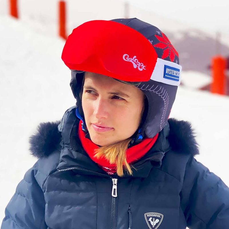 Husă pentru ochelari COOLCASC Red Goggle Cover 2
