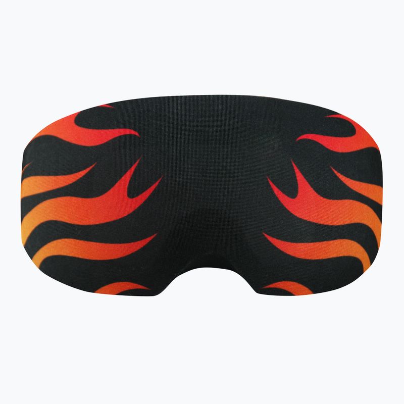 Husă de ochelari COOLCASC Flames, negru, 624 3