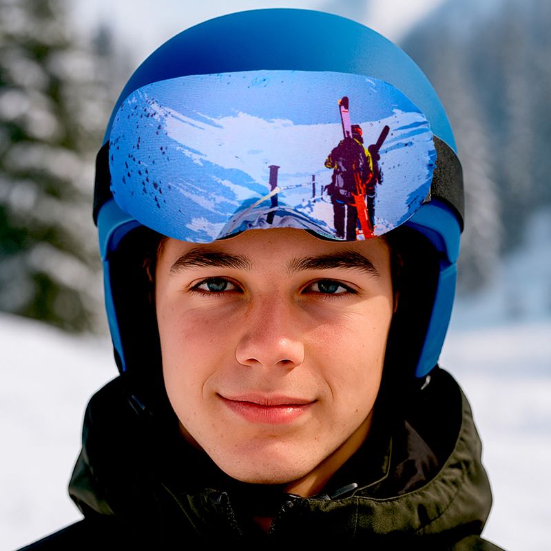 Husă pentru ochelari COOLCASC Skiers 2