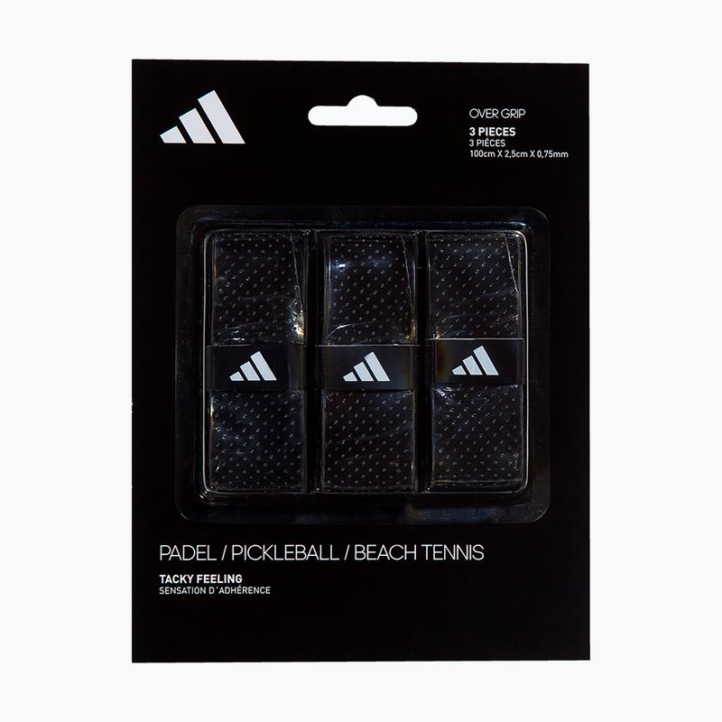 Înveliș pentru rachetă de padel adidas Padel Overgrip Set 3 buc. black 4