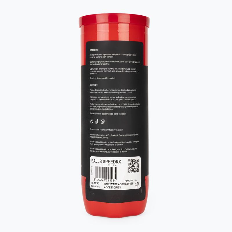 Mingi de padel adidas Speed Rx 3 buc. yellow 2