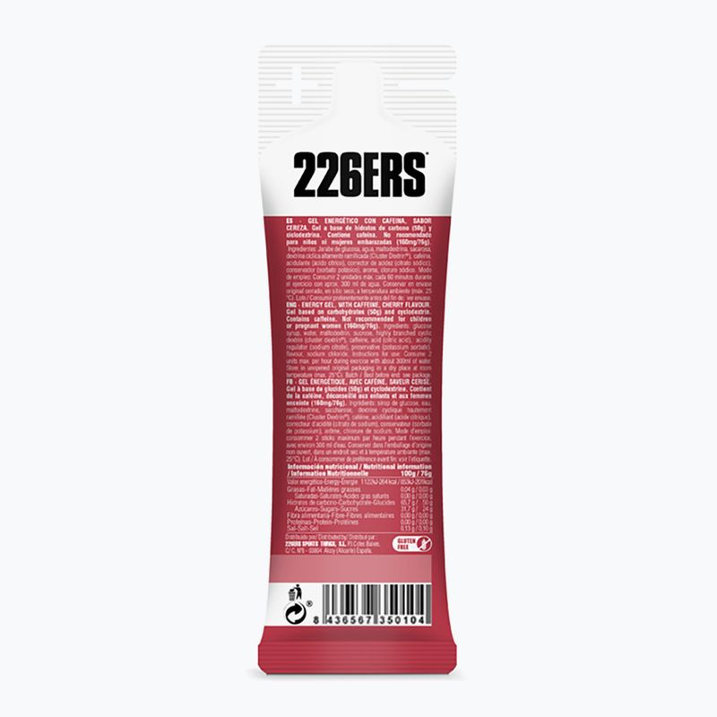 226ERS High Energy Gel energetic cu cafeină 76 g cireșe 2