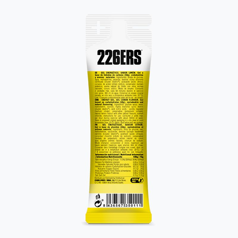 226ERS High Energy Gel 76 g lămâie 2