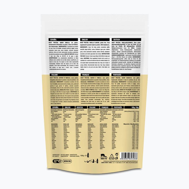 Supliment proteic 226ERS Whey Protein WPC 1 kg vanilla wanilia 2