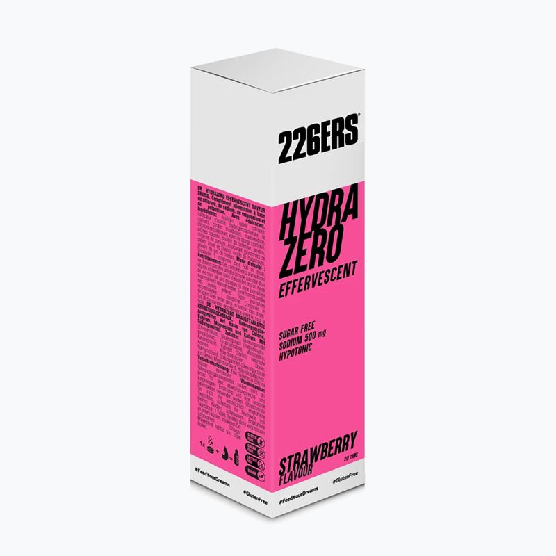 Băutură hipotonică 226ERS Hydrazero Effervescent 20 tabletek strawberry 4