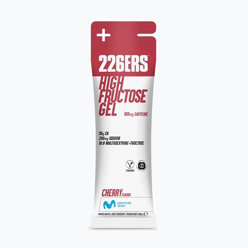 Gel energetic 226ERS High Fructose Gel 80g vișine