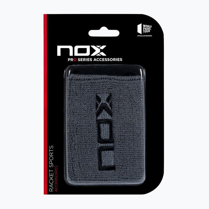 Benzi de încheietură NOX Wristband with Logo 2 szt. grey/black