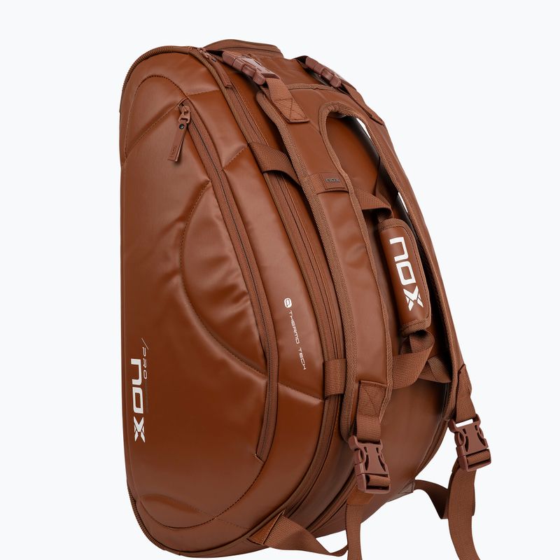 Geantă de padel NOX Pro Series 38 l camel 4