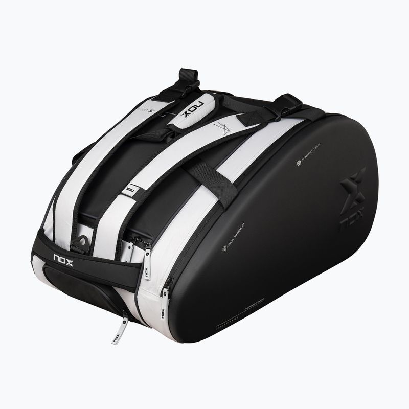 Geantă de padel NOX Luxury Master Series Padelbag 60 l white/black 3