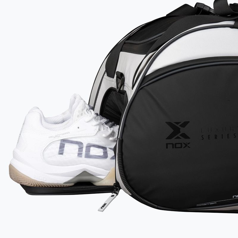 Geantă de padel NOX Luxury Master Series Padelbag 60 l white/black 7
