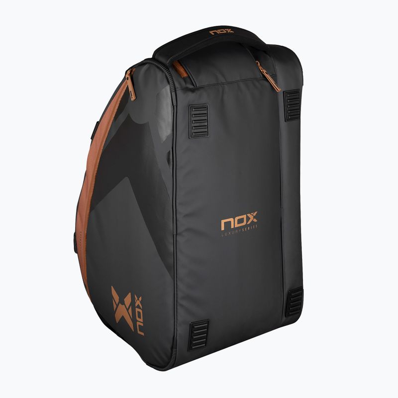 Geantă de padel NOX Luxury Open Series 60 l black/brown 5