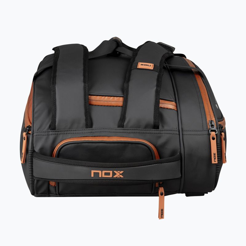 Geantă de padel NOX Luxury Open Series 60 l black/brown 9
