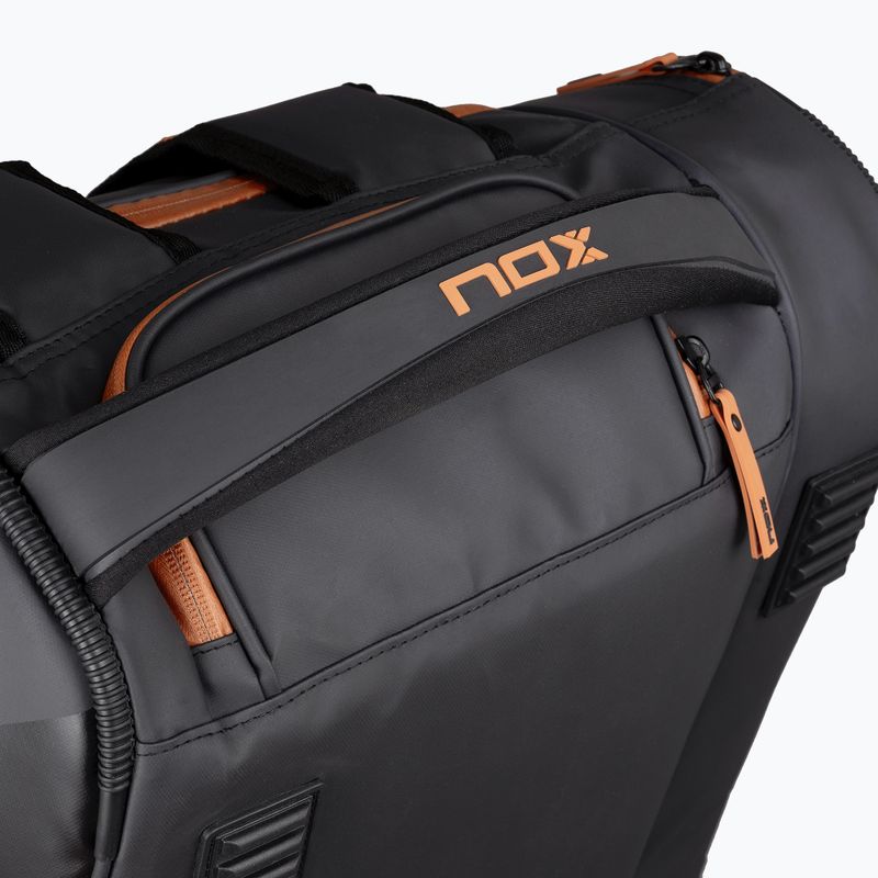 Geantă de padel NOX Luxury Open Series 60 l black/brown 10