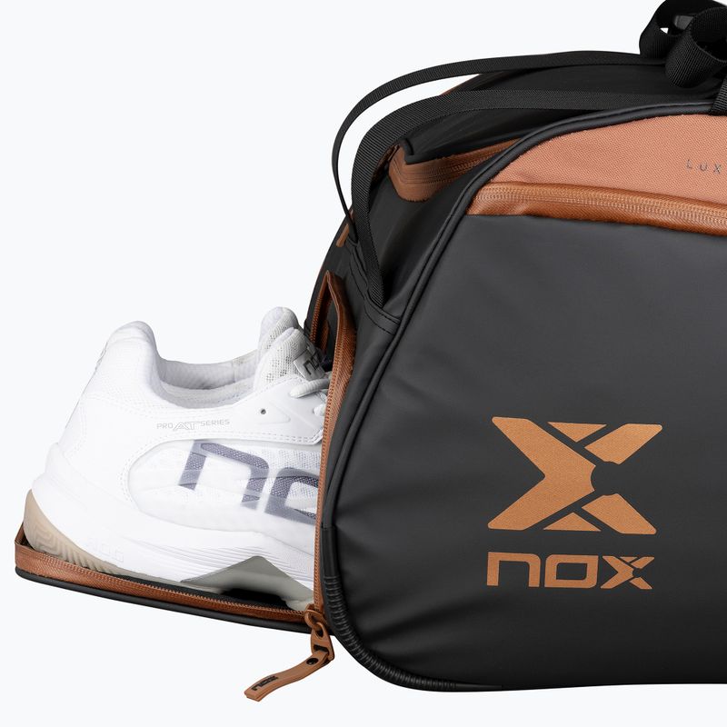 Geantă de padel NOX Luxury Open Series 60 l black/brown 14