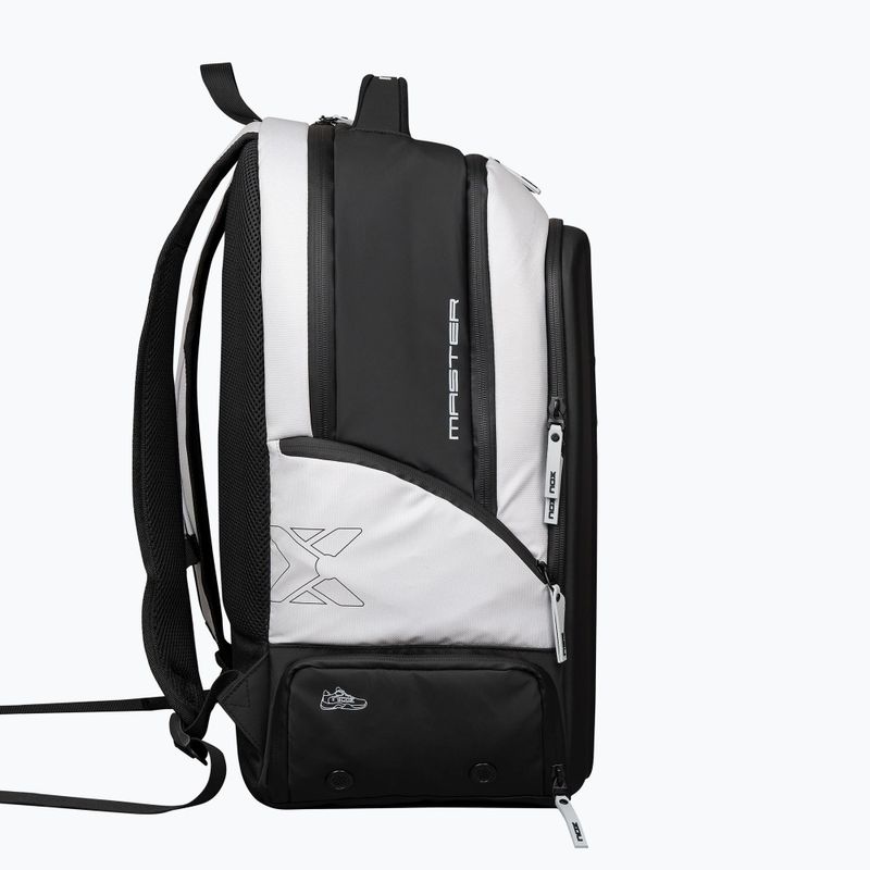 Rucsac de padel NOX Luxury Master Series Backpack 30 l white/black 4