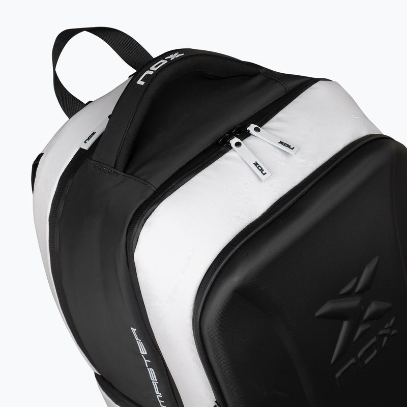 Rucsac de padel NOX Luxury Master Series Backpack 30 l white/black 6