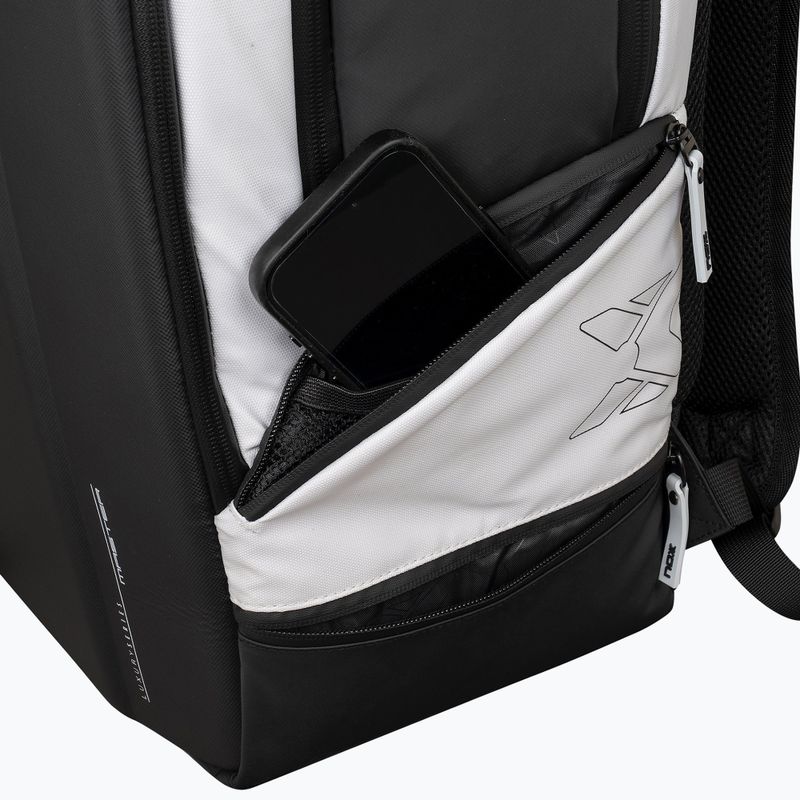 Rucsac de padel NOX Luxury Master Series Backpack 30 l white/black 11