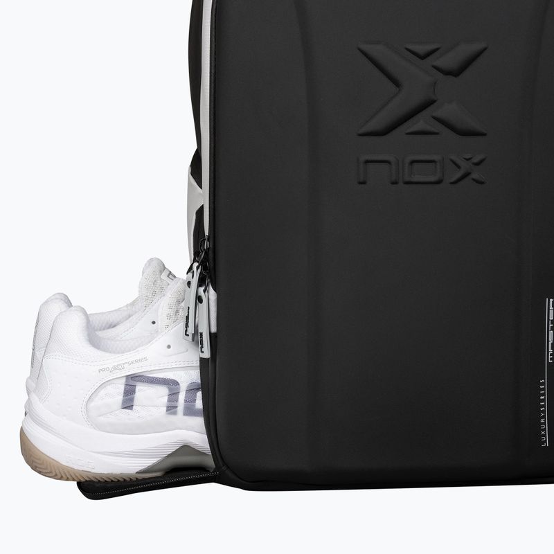 Rucsac de padel NOX Luxury Master Series Backpack 30 l white/black 12