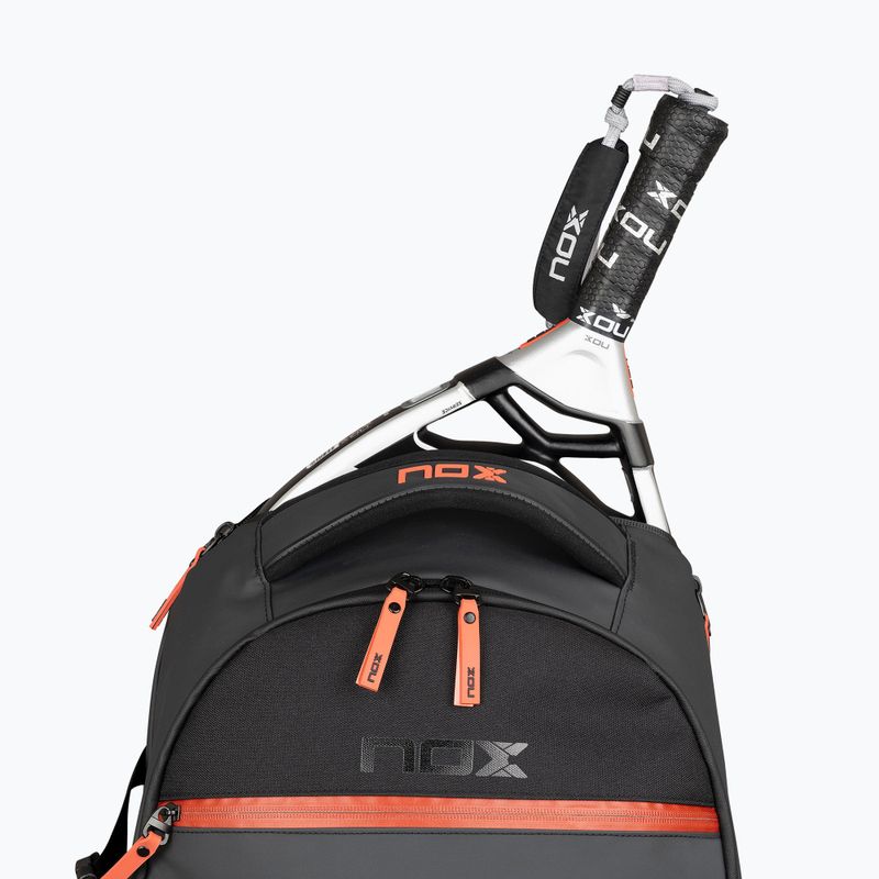 Rucsac de padel NOX Luxury Open Series Backpack 30 l black/red 7