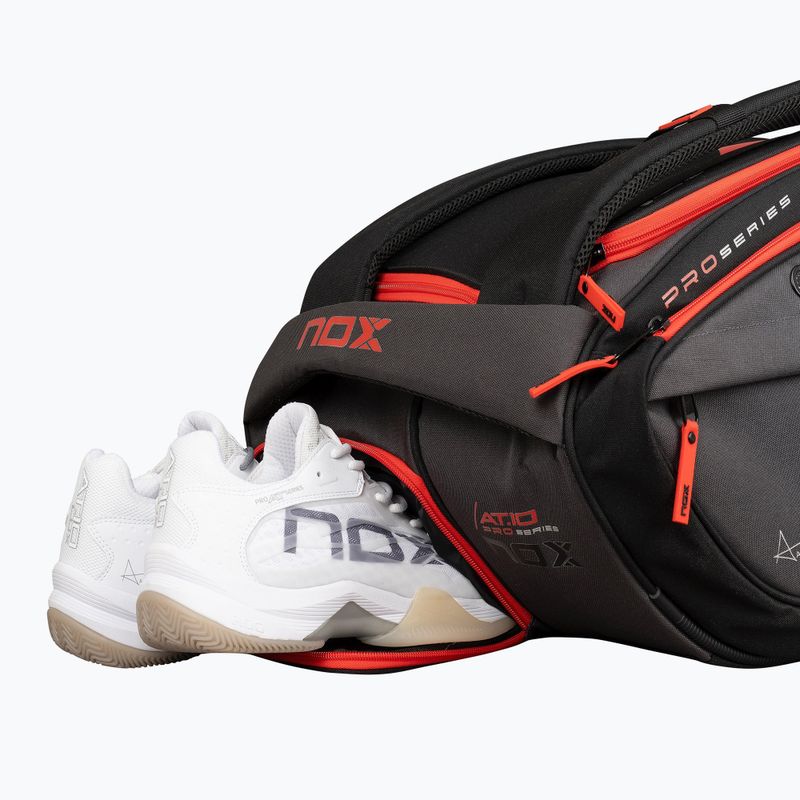 Geantă de padel NOX AT10 XXL Padelbag 90 l grey/orange 11