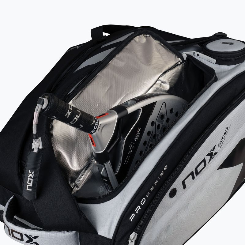 Geantă de padel NOX AT10 Competition XL Compact 80 l grey/black 13